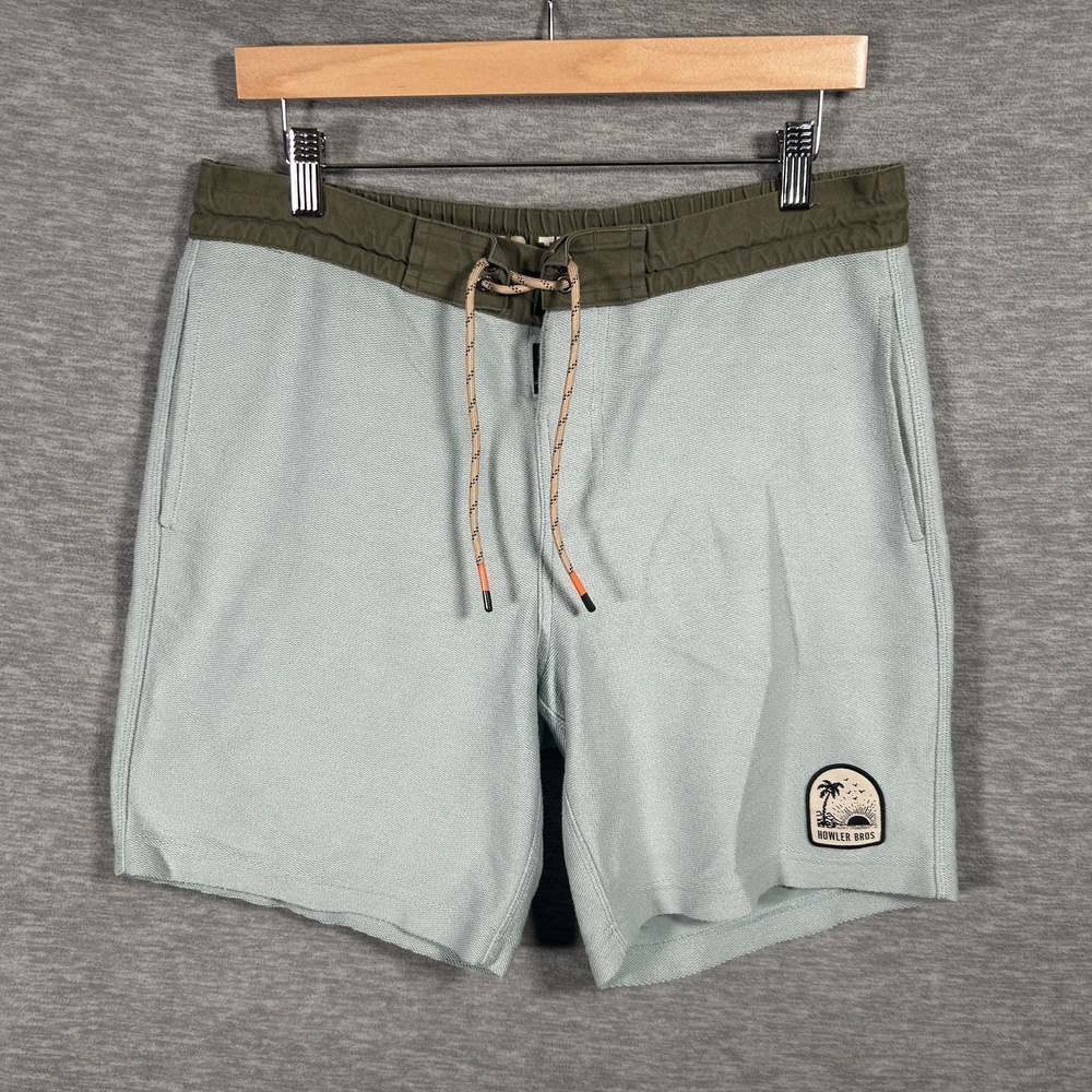 Howler Bros Tranquilo Chillshorts Men 32 Sweat Shorts Elastic Boardshorts Summer